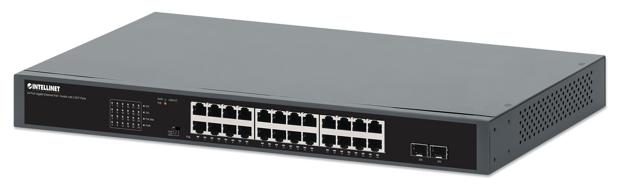 Switch Intellinet 561907 Poe Gb 24 Ptos 370W +