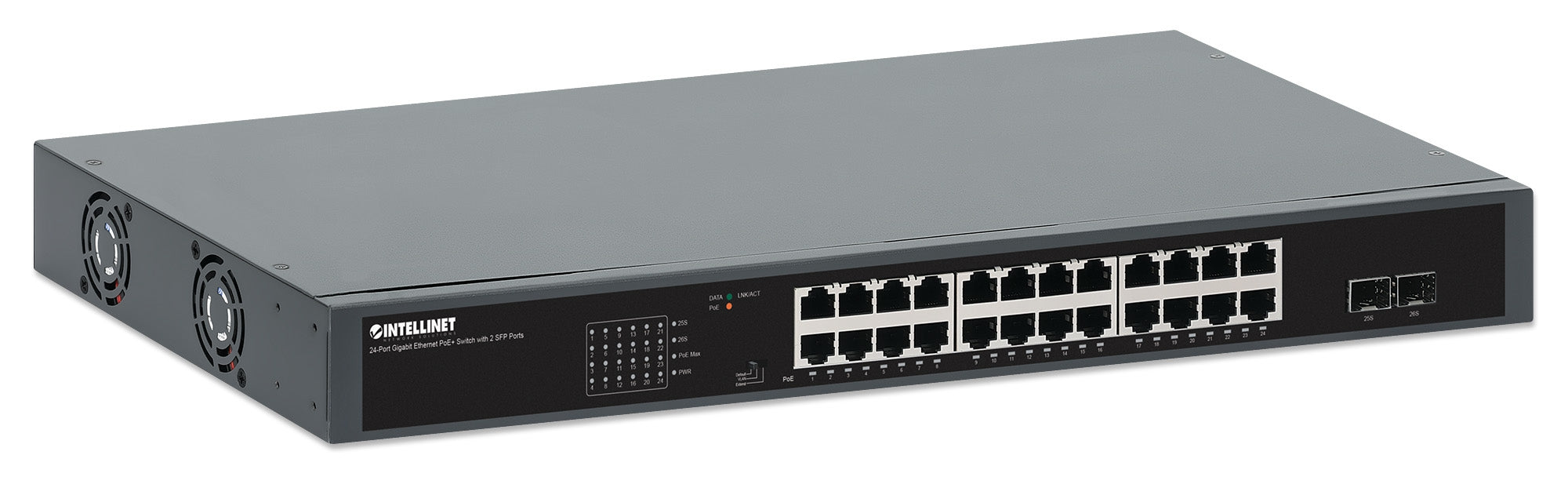 Switch Intellinet 561907 Poe Gb 24 Ptos 370W +