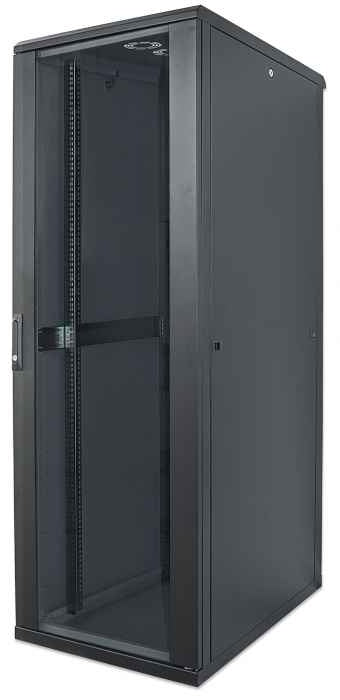 Gabinete De Piso Intellinet 713108 19 Pulgadas Rack Cerrado 26U Puerta Cristal 600*800 Flatpack.