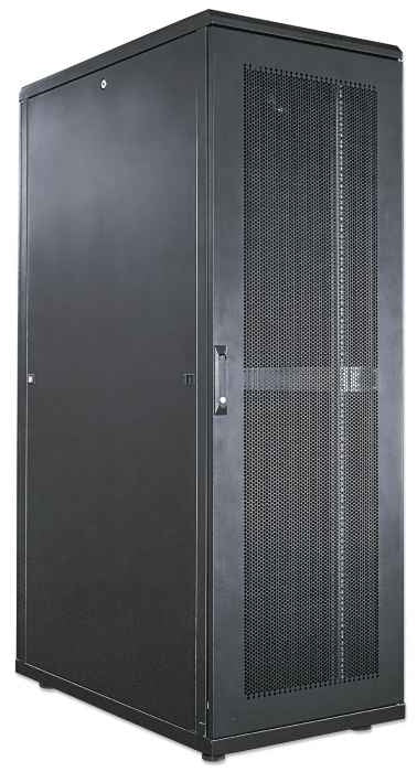 Gabinete De Piso Intellinet 713276 19 Pulgadas Rack Cerrado 42U Puerta Acero 800*1000 Flatpack