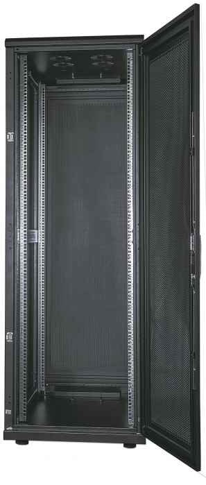 Gabinete De Piso Intellinet 713276 19 Pulgadas Rack Cerrado 42U Puerta Acero 800*1000 Flatpack