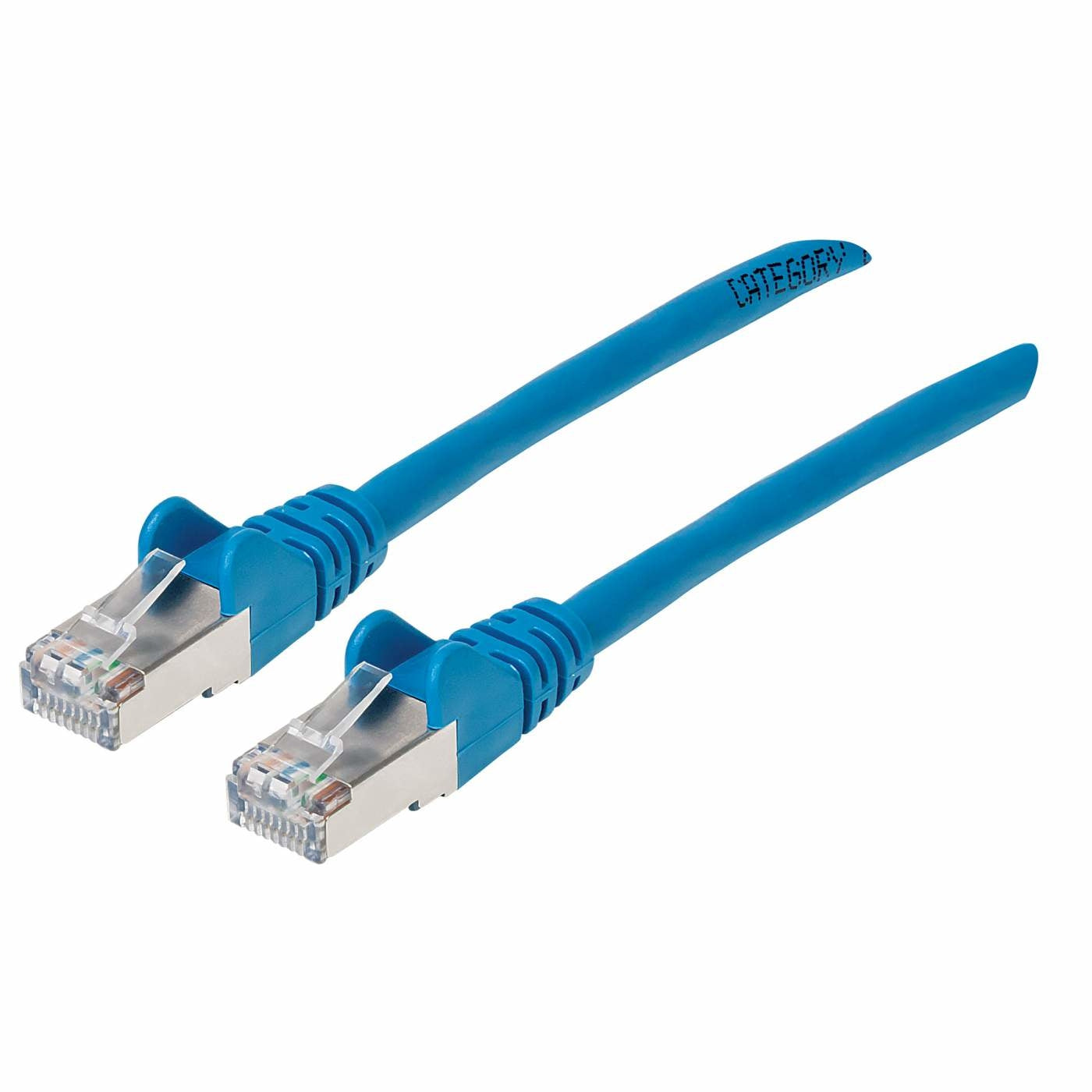 Cable Patch Intellinet Cat 6A, 7.6 Mts (25.0F) S/Ftp Azul / 741514