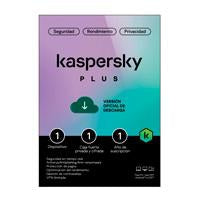 Esd Kaspersky Plus (Internet Security) / 1 Dispositivo / 1 Cuenta Kpm / 1 Año