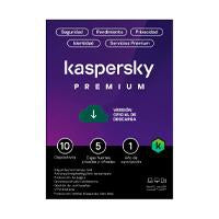 Esd Kaspersky Premium (Total Security) / 10 Dispositivos / 5 Cuentas Kpm / 1 Año