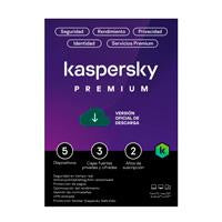 Esd Kaspersky Premium (Total Security) / 5 Dispositivos / 3 Cuentas Kpm / 2 Años