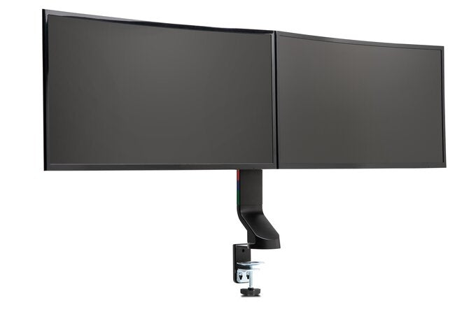 Space Saving Monitor Arm Dual