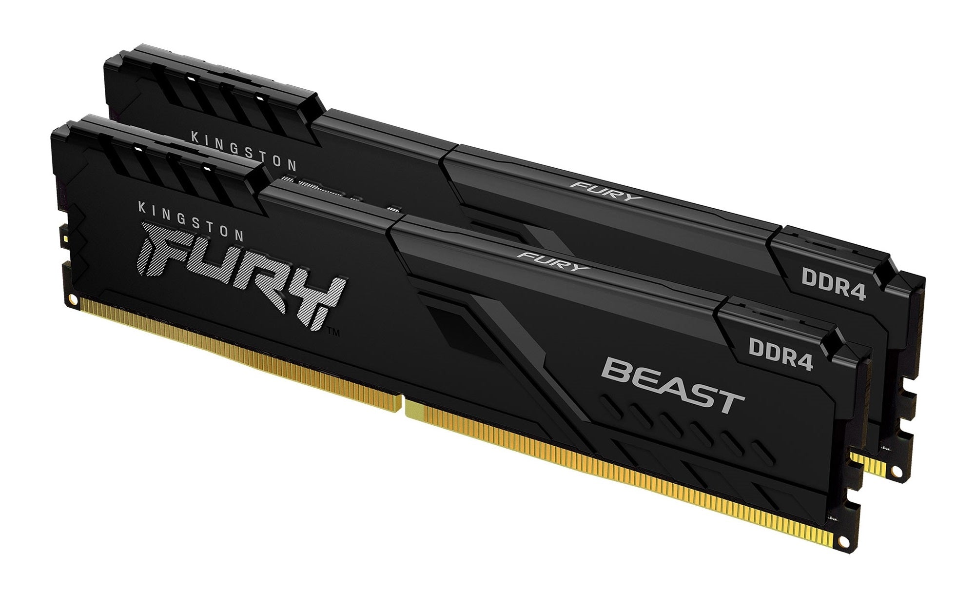 Kit Memoria Kingston Fury Beast Black Xmp/  Ddr4 /16Gb (2X8Gb) / 3200Mt/S / Dimm / Cl16  (Kf432C16Bbk2/16)