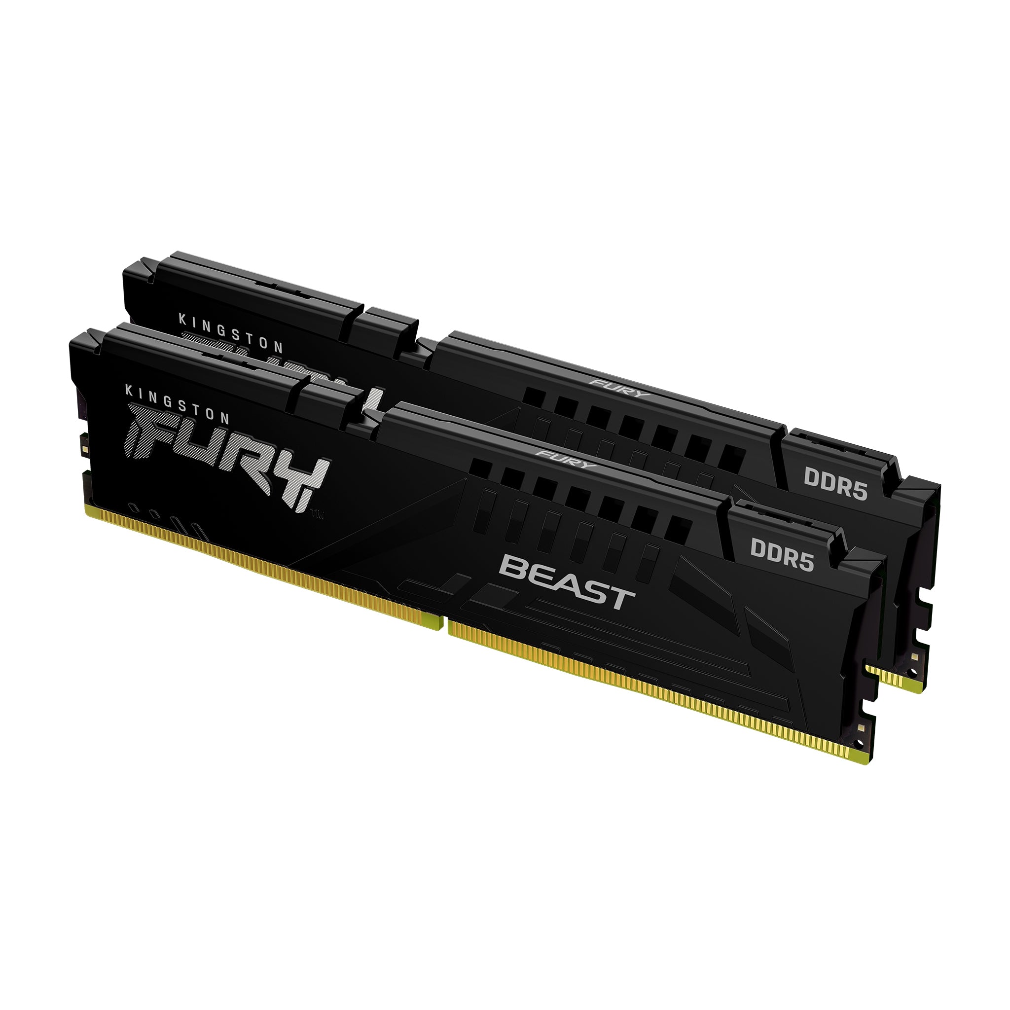 Memoria Kingston Dimm Ddr5 32Gb (2X16Gb) 5200Mhz Fury Beast Black Expo Cl36 288Pin 1.25V C/Disipador De Calor P/Pc/Gamer/Alto Rendimiento Kf552C36Bbek2-32