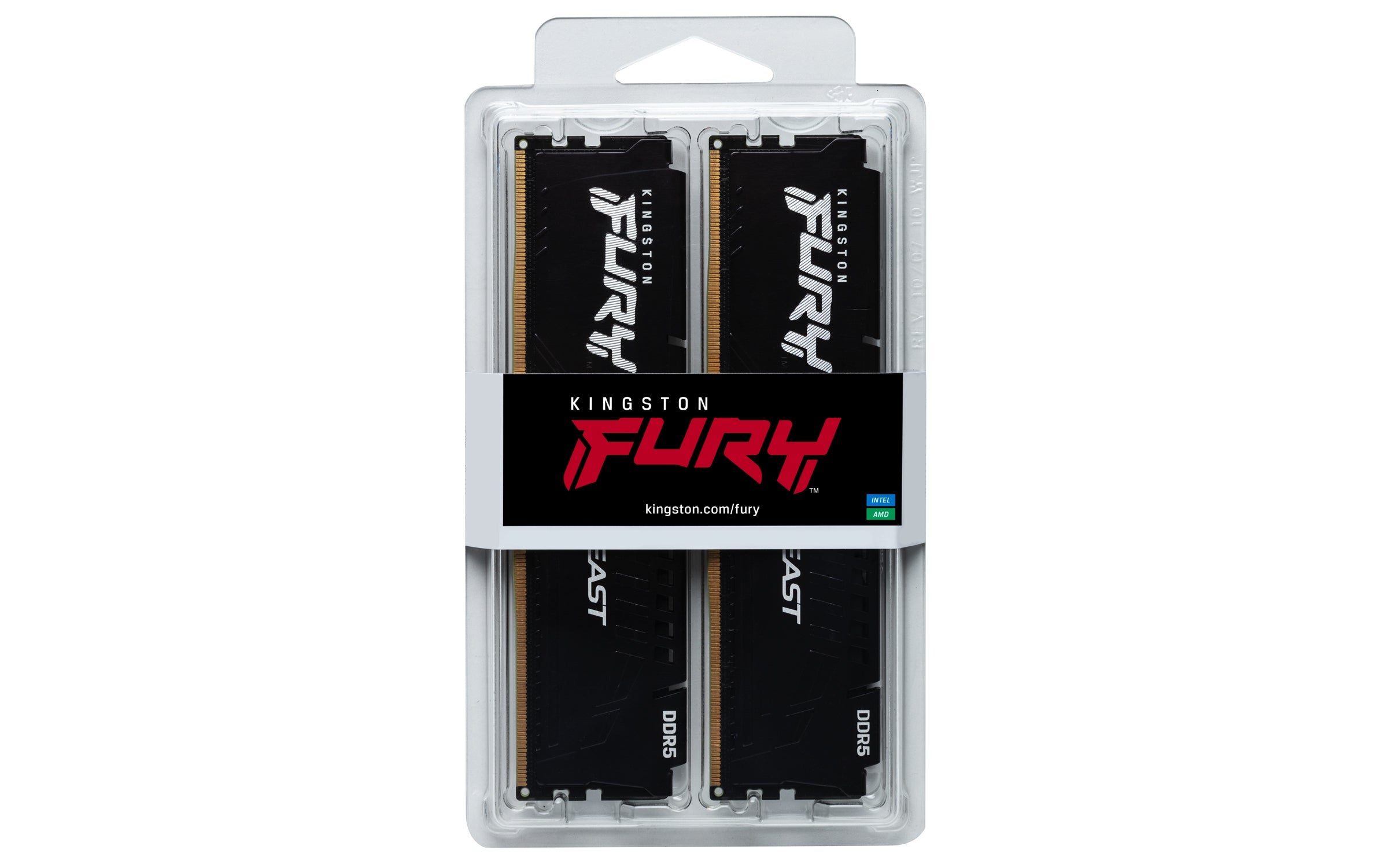 Memoria Ram Kingston Fury Beast Ddr5 Black Expo 2X16Gb 6000Mhz Cl36 (Kf560C36Bbe2K2-32)