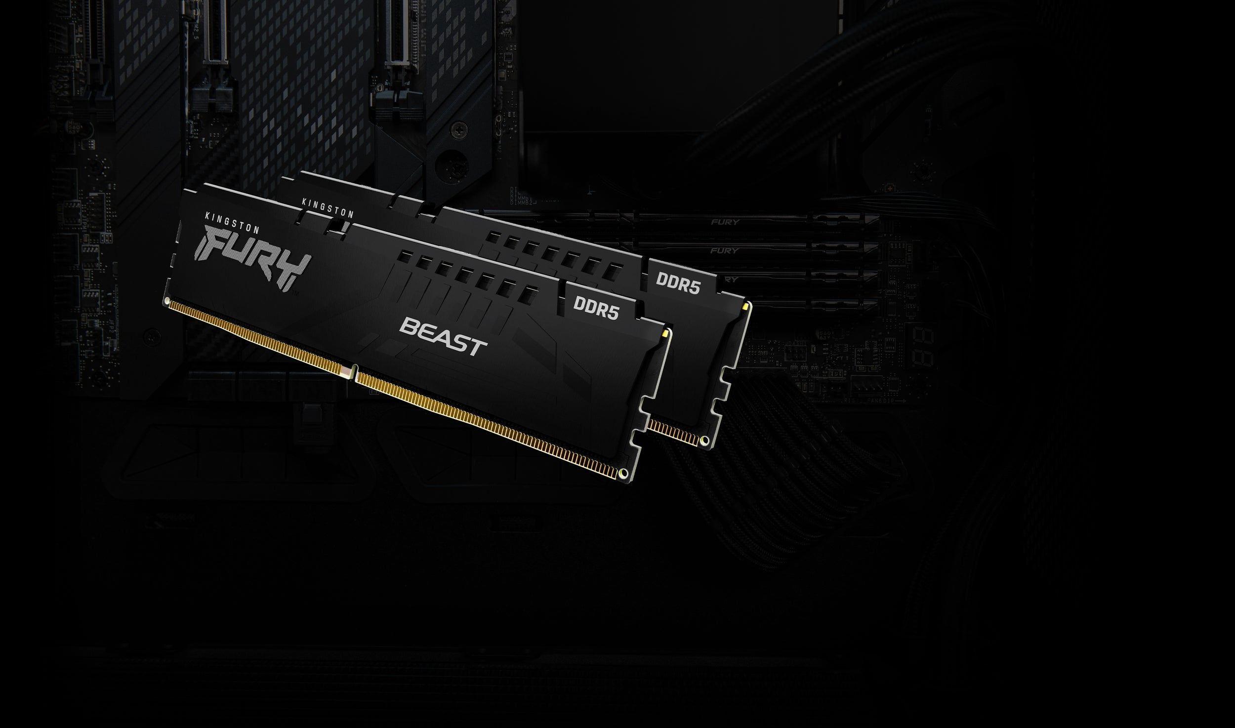 Memoria Ram Kingston Fury Beast Ddr5 Black Expo 2X16Gb 6000Mhz Cl36 (Kf560C36Bbe2K2-32)