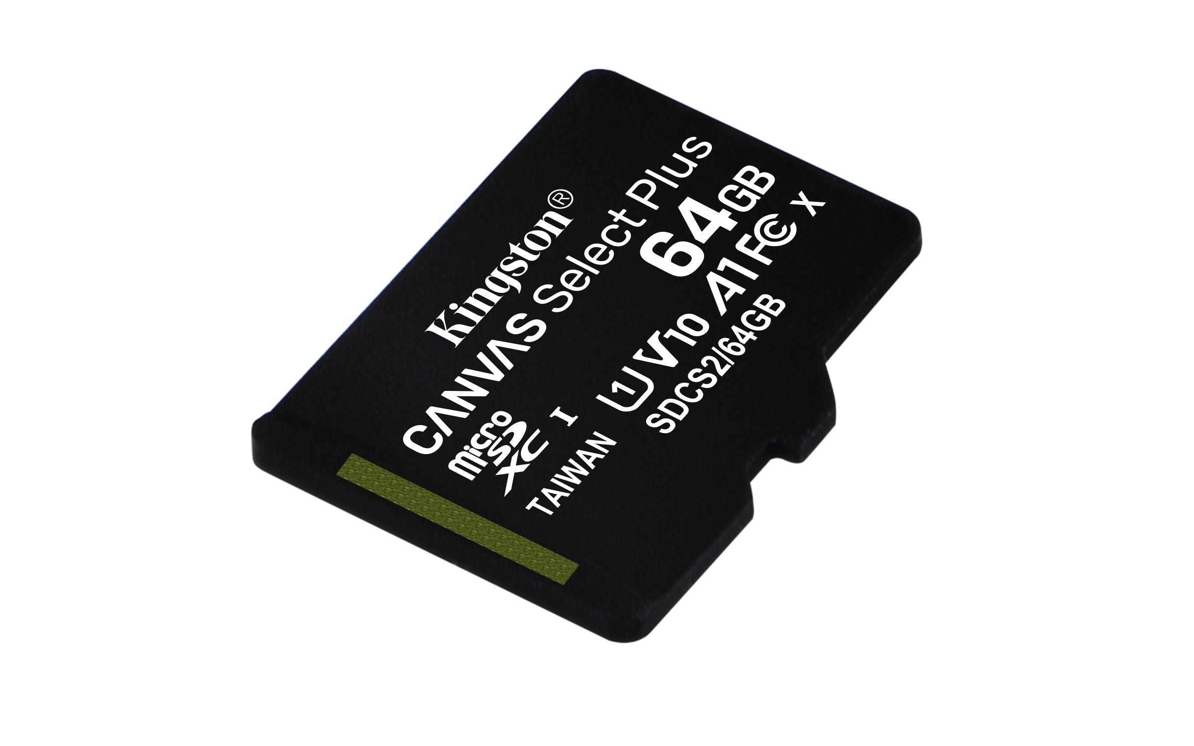 Memoria Kingston Microsd Canvas Select Plus 64Gb V10 / Sin Adaptador/ 100Mb/Seg Lectura (Sdcs2/64Gbsp)