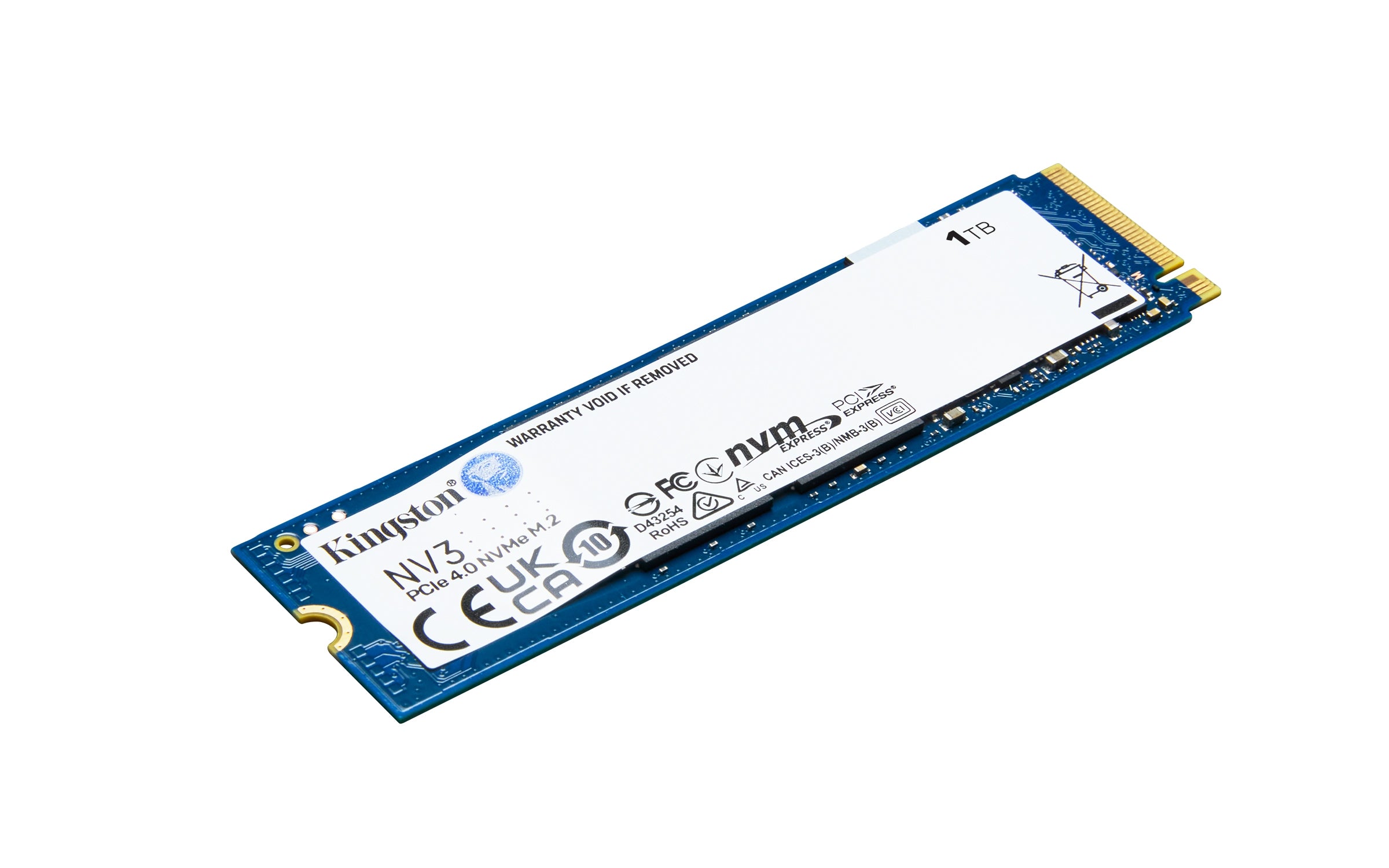 Unidad Ssd Kingston Nv3 1Tb M.2 2280 Nvme 6000Mb/S (Snv3S/1000G)