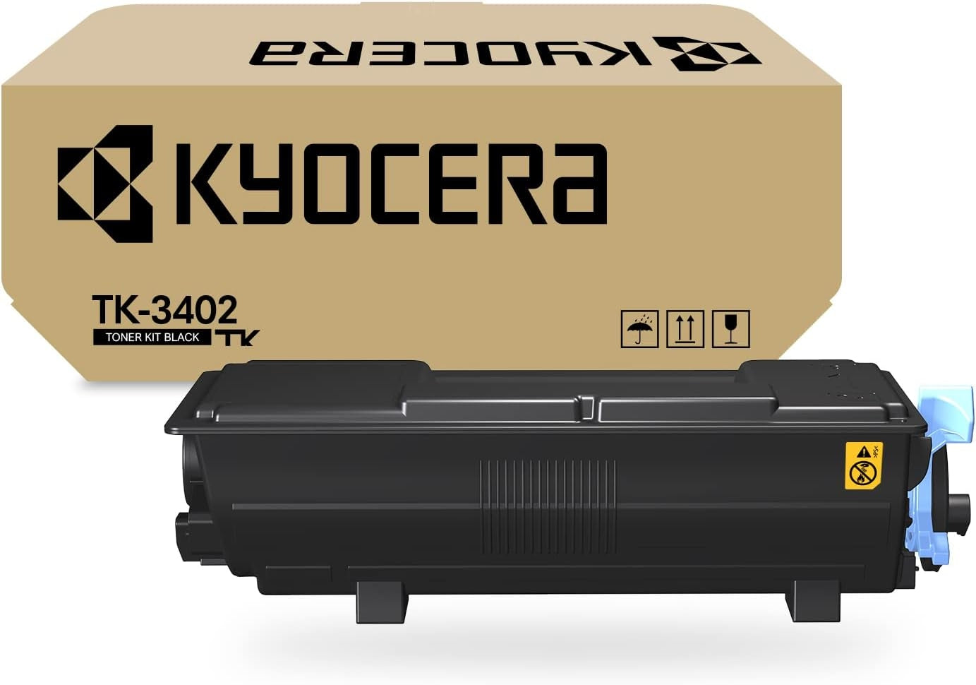 Tóner Kyocera Tk-3402 (1T0C0Y0Us0). 12500 Páginas Negro Compatible: Ma4500Ifx Ma4500Ix Pa4500X.