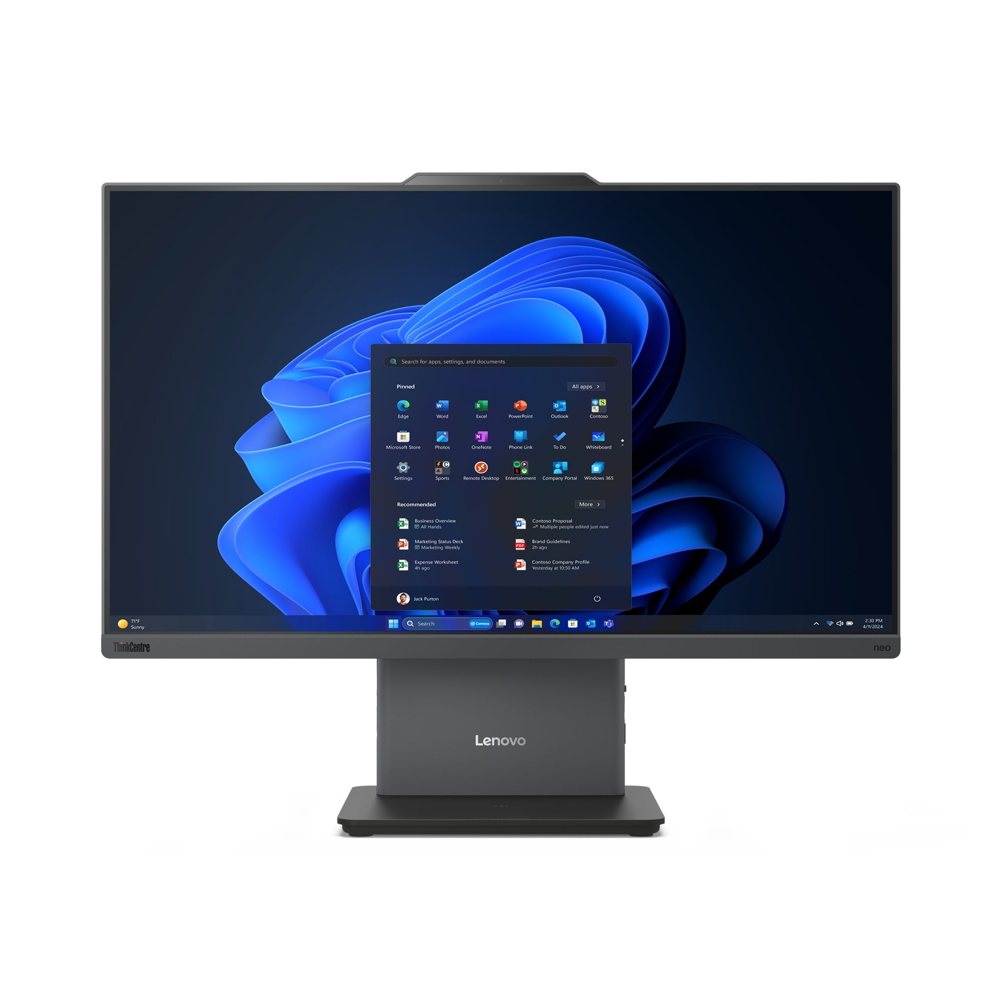 All In One Lenovo Neo 50A Thinkcentre Neo50A 23.8 Pulgadas Intel Core I7-13620H 16 Gb 512 Ssd Windows 11 Pro.