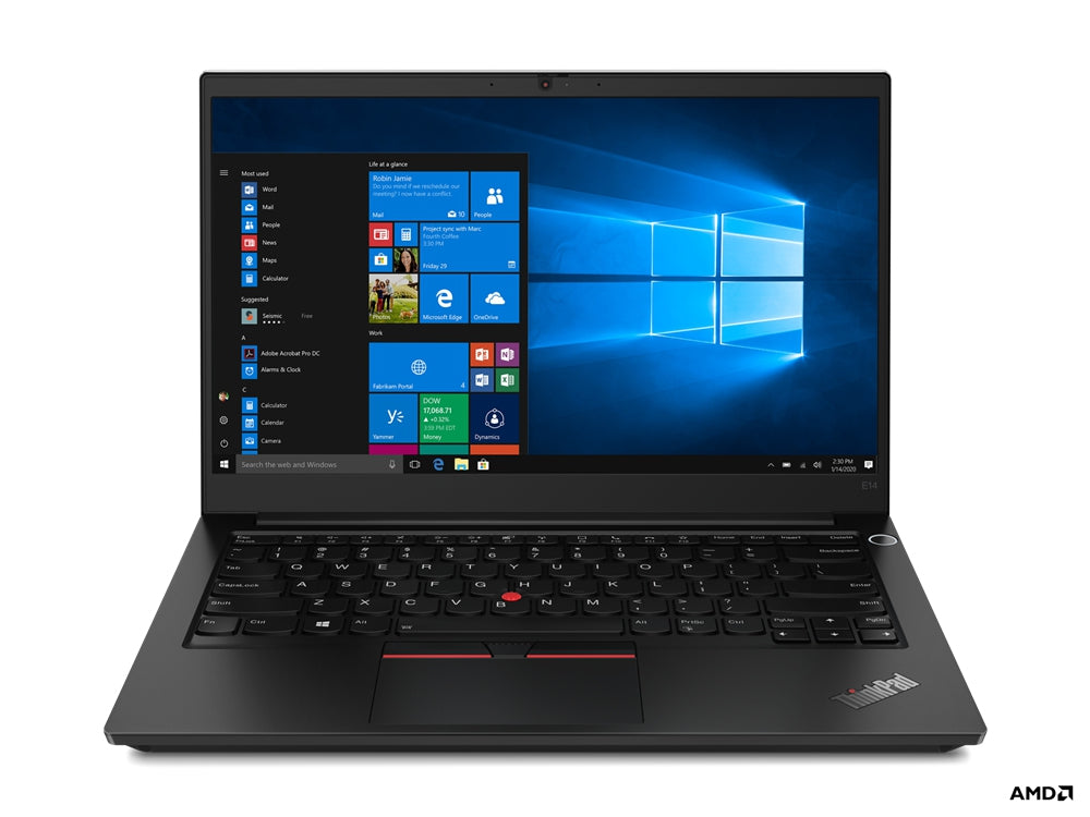 Lenovo Think / E14 Gen 2 / Amd Ryzen 3 4300 U / 8Gb 4Gb Onboard 4Gb Ddr4 3200 / 256Gb Ssd / 14 Fhd / Win 10 Pro / 3 Yr Em Sitio