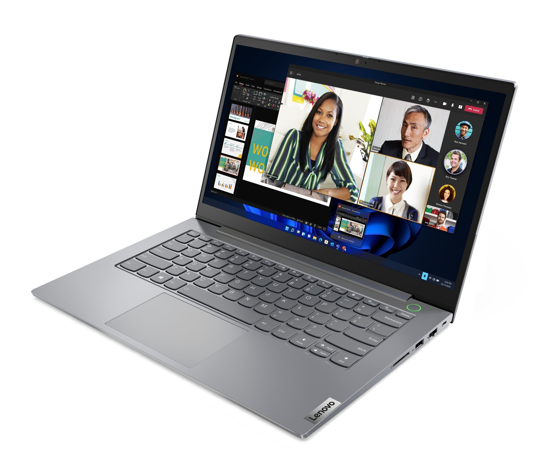 Laptop Lenovo Thinkbook Aluminio 14 G4 Iap// Core I7-1255U 3.5Ghz// 16 Gb (8Gb Soldered Ddr4-3200 + 8Gb So-Dimm Ddr4-3200)// 1 Tb Ssd M.2 2242//14 Fhd//Rj45//Fingerprint// Win 11 Pro//Rj45//1Y Cci