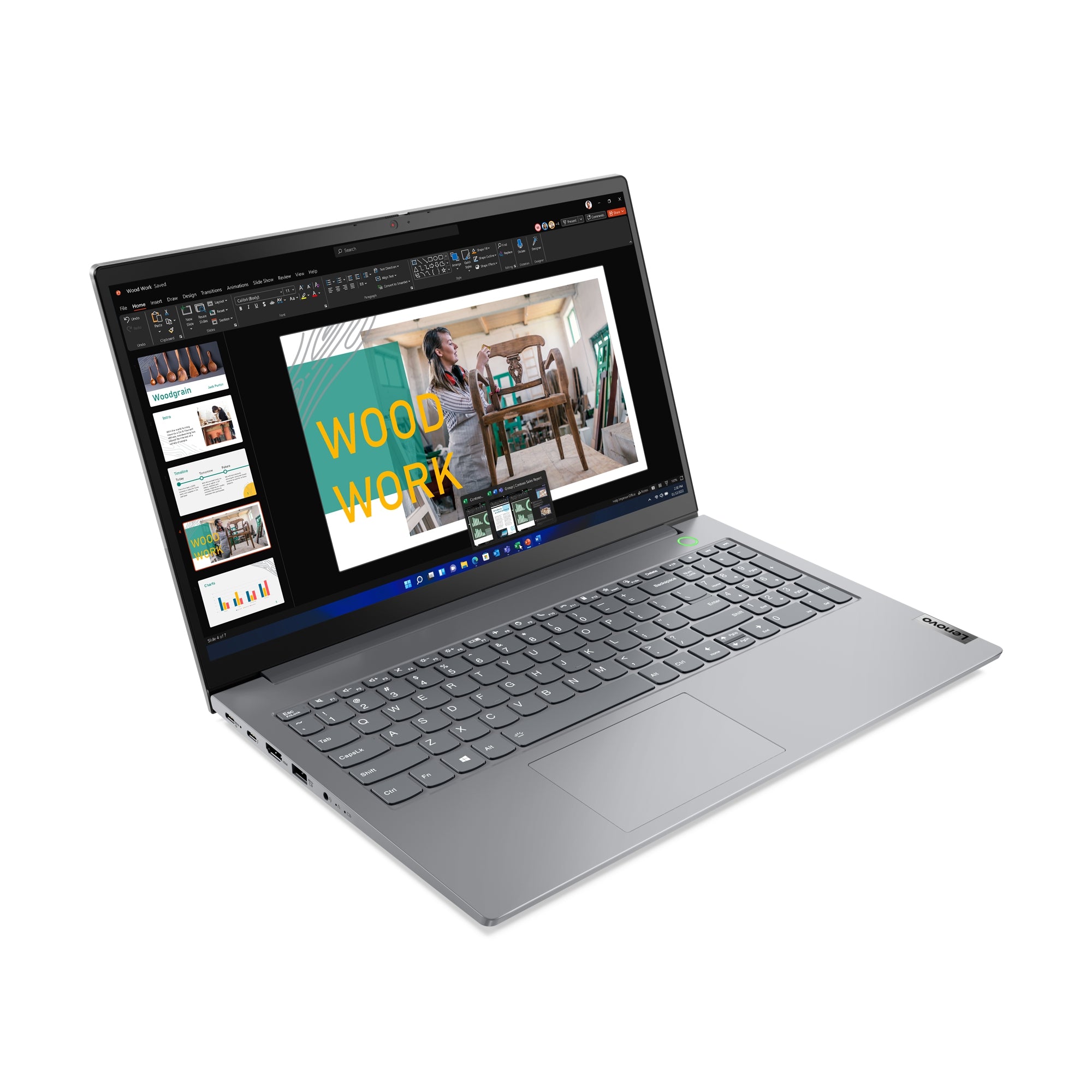 Laptop Lenovo Thinkbook Aluminio 15 G4 Iap// Core I7- 1255U 1.7 Ghz// 16Gb(8Gb Soldered Ddr4-3200 + 8Gb So-Dimm Ddr4-3200)//512Gb Ssd M.2 2242//15.6 Fhd//Rj-45//Fingerprint//Win 11 Pro// 1Y Cci