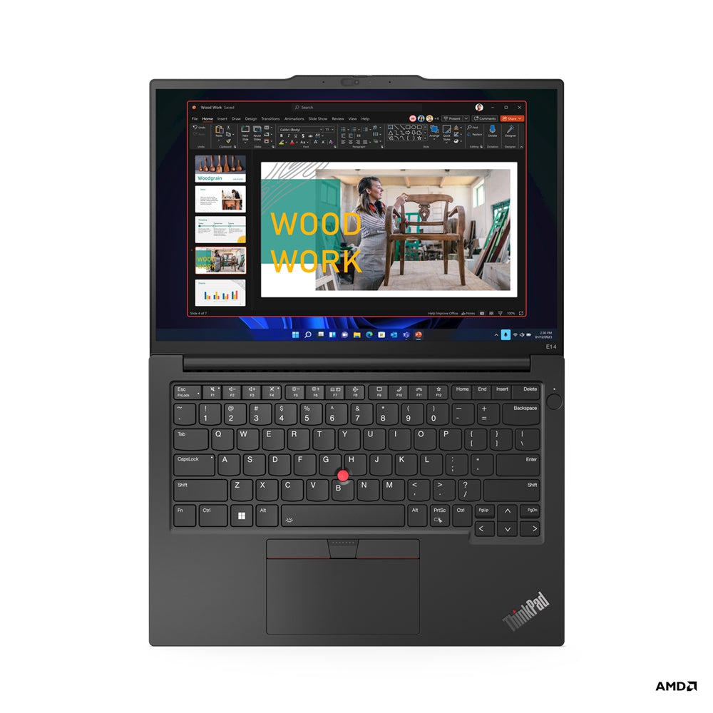 Laptop Lenovo Think E14 G5/ Ryzen 7-7730U 2.0 Ghz/ 40Gb/ 1 Tb Ssd M.2 2280/ Win 11 Pro/ 3Y Onsite
