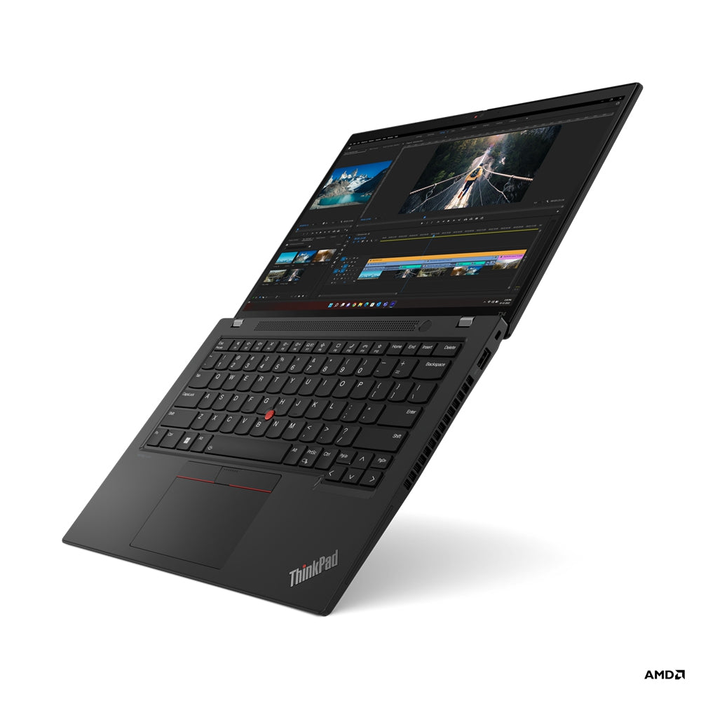 Laptop Lenovo Thinkpad T14 Gen 4| Ryzen 7 Pro 7840U 3.3 Ghz| 32Gb Soldered Lpddr5X-6400|1Tb Ssd M.2 2280| 14 Wuxga| Backlit,Spanish| Win 11 Pro| 3Y Premier Support Plus