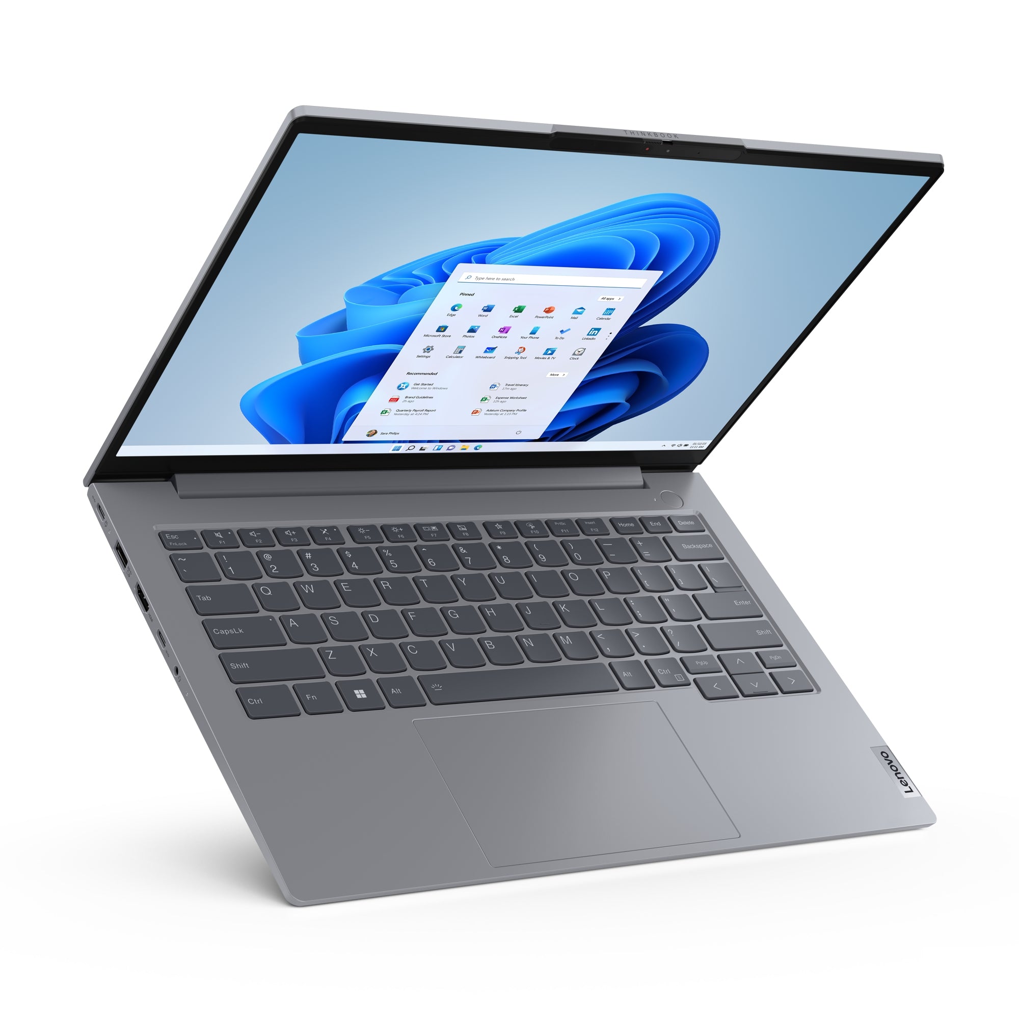 Laptop Lenovo Thinkbook Aluminio 14 G6 Abp Ryzen 7-7730U 2.0Ghz 1X 16Gb So-Dimm Ddr4-3200Max 64Gb 512Gb Ssd M.2 2242 14 Wuxga Backlit,Spanish Win 11 Pro Rj-45 Fingerprint 1Y Cci