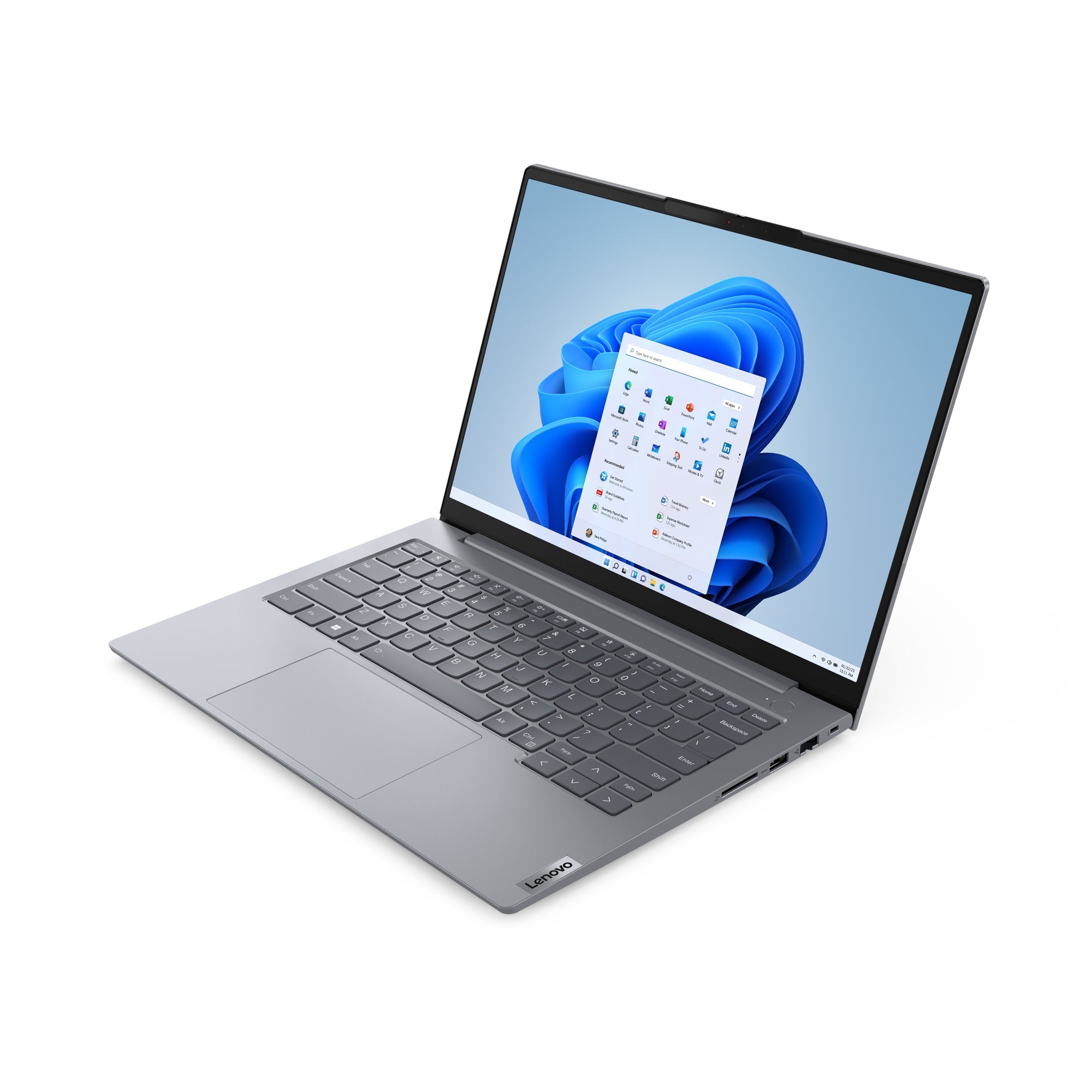 Laptop Lenovo Thinkbook Aluminio G6 Abp// Ryzen 5-7530U 4.5 Ghz// 16Gb So-Dimm Ddr4-3200//512Gb Ssd M.2 2242//14 Wuxga//Backlit,Spanish//Fingerprint//Rj-45//Win 11 Pro//1Y Cci