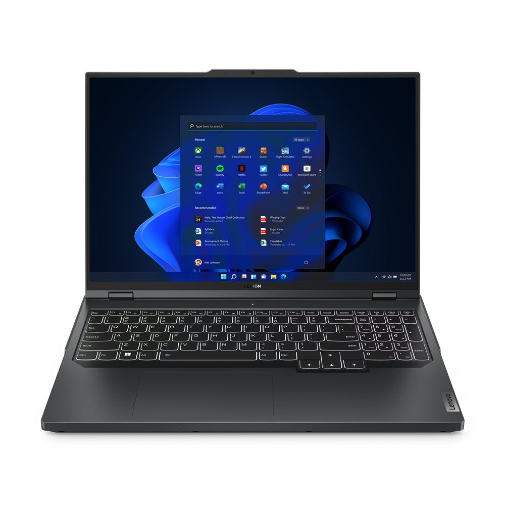 Laptop Lenovo Idea Gaming Legion 5 Pro 16Irx8 / Core I7 13700Hx 2.1Ghz / 16Gb Ddr5 (2 X 8Gb) / 1Tb Ssd / Rtx 4070 8Gb / 16 Wqxga (2560X1600) / Onyx Grey / Win 11 Home / 1Yr Cs