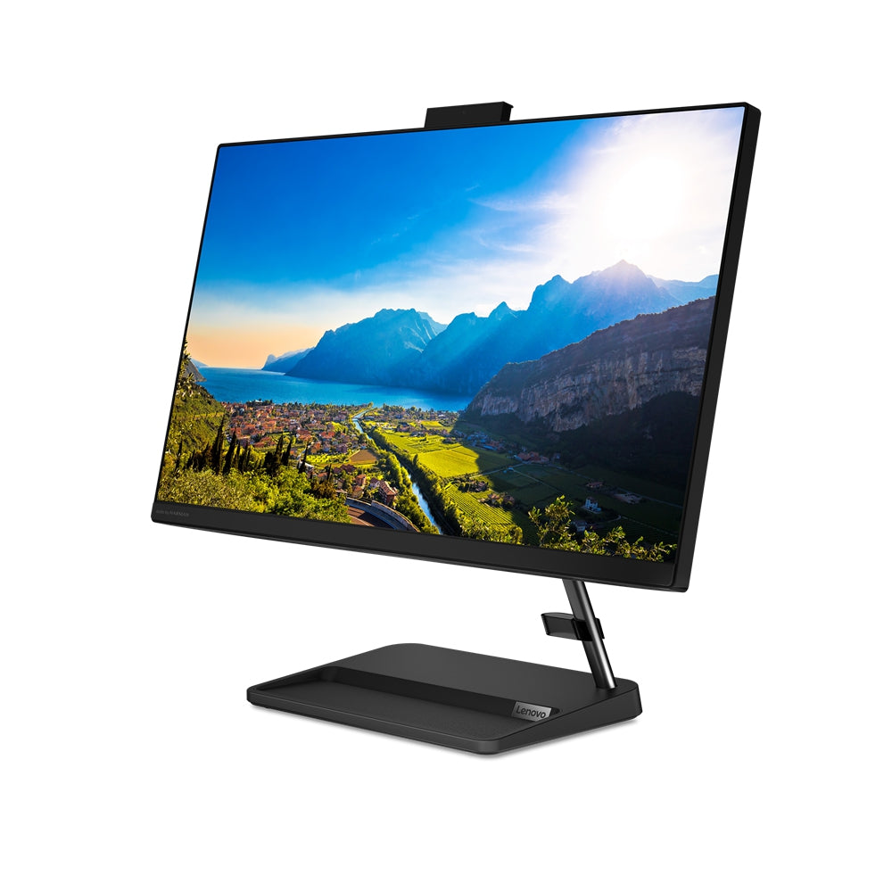 Lenovo Idea Aio 3 24Itl6/Ci7-1165G7 2.8Ghz/8Gb Ddr4-3200 Max 16Gb/256Gb Ssd + 1Tb Hdd/23.8Fhd/Negro/Win 11 Home/1 Año En Centro De Servicio