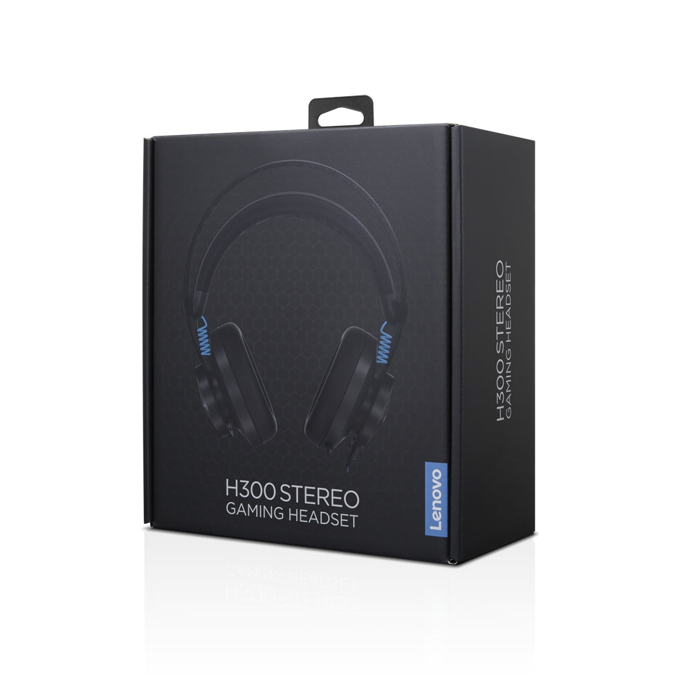 Audifonos Con Microfono Tipo Diadema Lenovo Idea Gaming Legion H300 3.5 Mm Negro