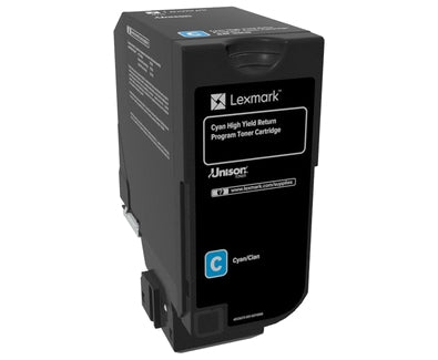 Toner Lexmark 84C4Hc0 Cian, Alto Rendimiento 16000 Paginas, Para Cx725Dhe