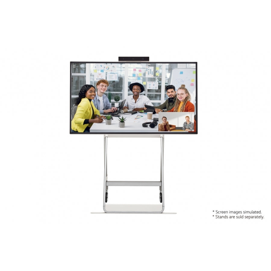 Monitor Para Video Conferencias Touch Lg One Quick Flex 43 Plg, 4K (3,840 X 2,160), 350 Nits, Cámara: Full Hd 2K (1,920 X 1,080), 88° Fov, Sonido  2.0 (10W + 10W), Micrófono Alcance De Captación 3M