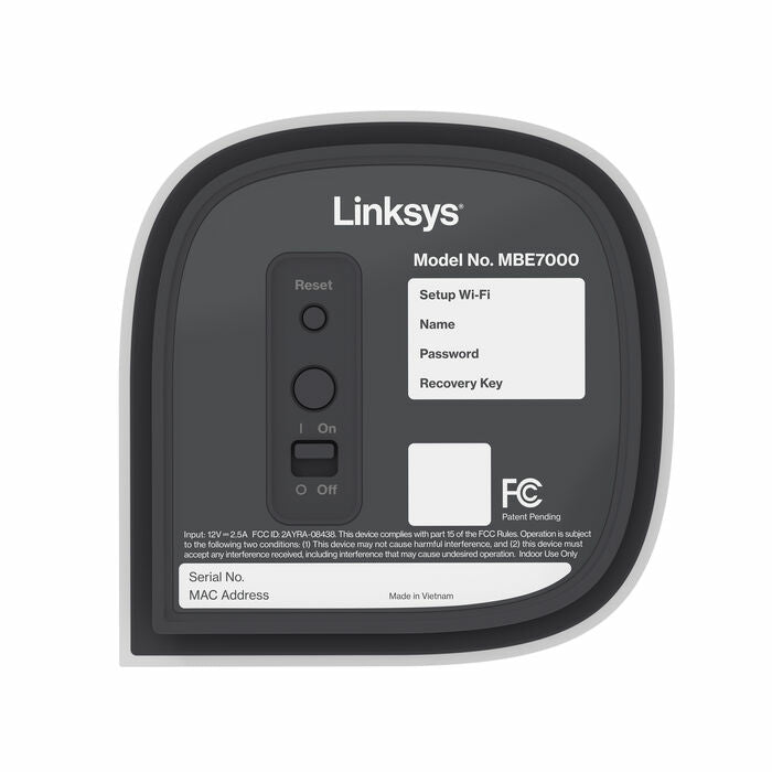 Router Linksys Mbe7001 Es Un Sistema Wi-Fi Mesh Que Incluye Satélite