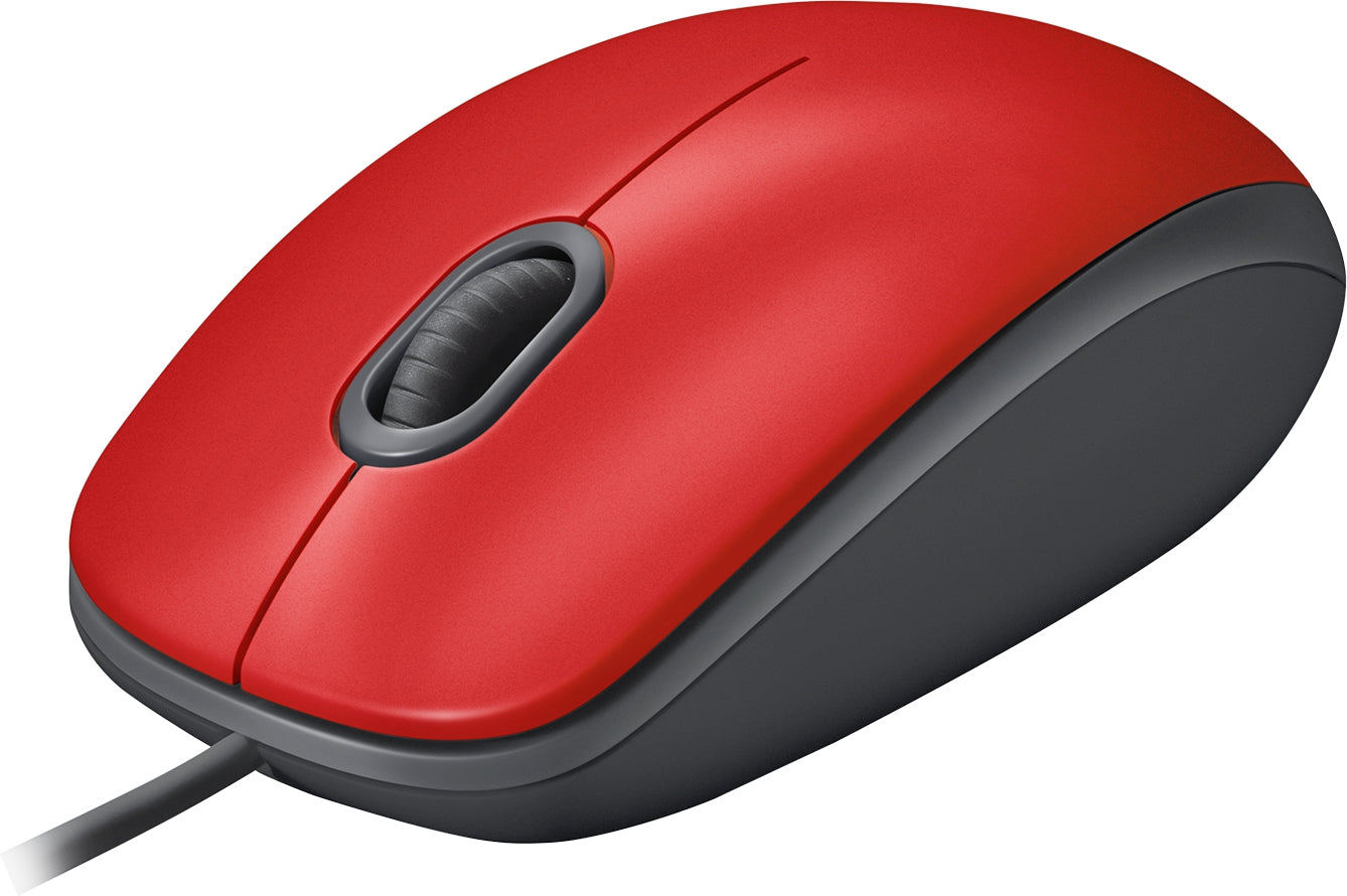Mouse Logitech M110 Optico Usb 1,000 Dpi Silent Red (910-006755)
