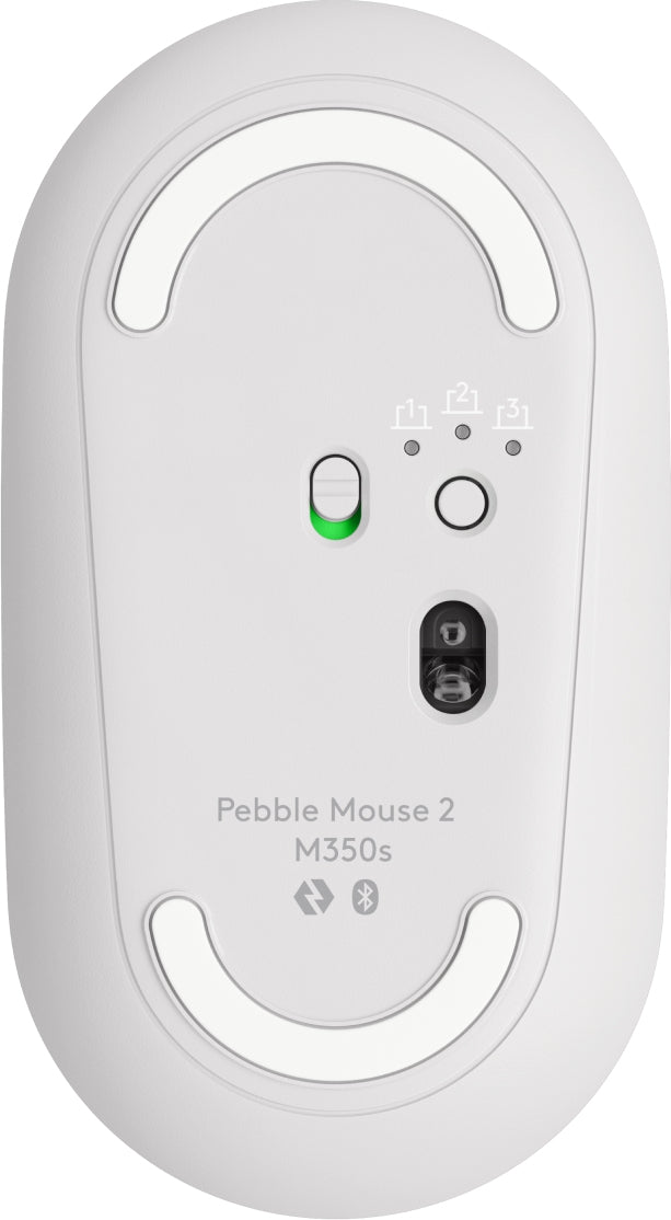 Mouse Logitech Pebble 2 M350S Bt Multidisp Silent White (910-007047)