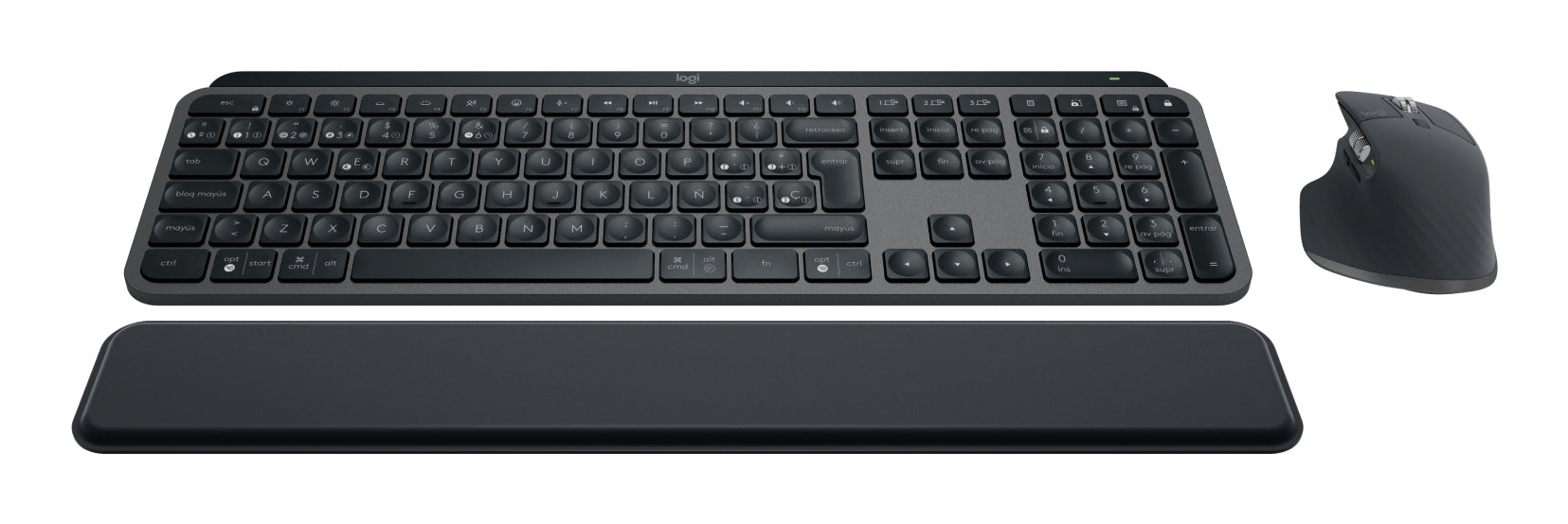 Teclado/Mouse Logitech Mx Keys Combo Business Gen 2 Inalambrico Usb Bolt Grafito