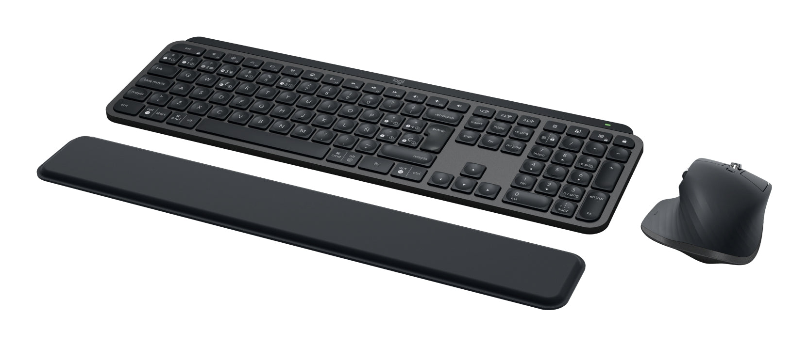 Teclado/Mouse Logitech Mx Keys Combo Business Gen 2 Inalambrico Usb Bolt Grafito