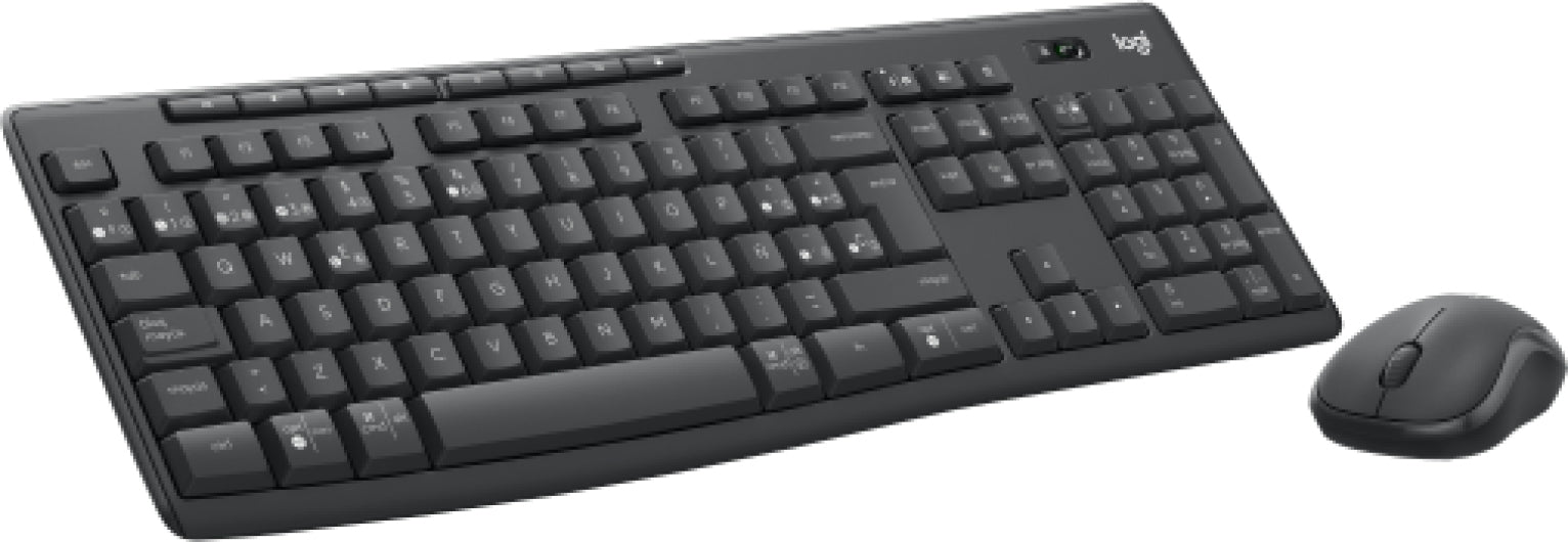 Teclado/Mouse Logitech Mk370 Combo For Business Inalambrico Usb Bolt Y Bluetooth Grafito