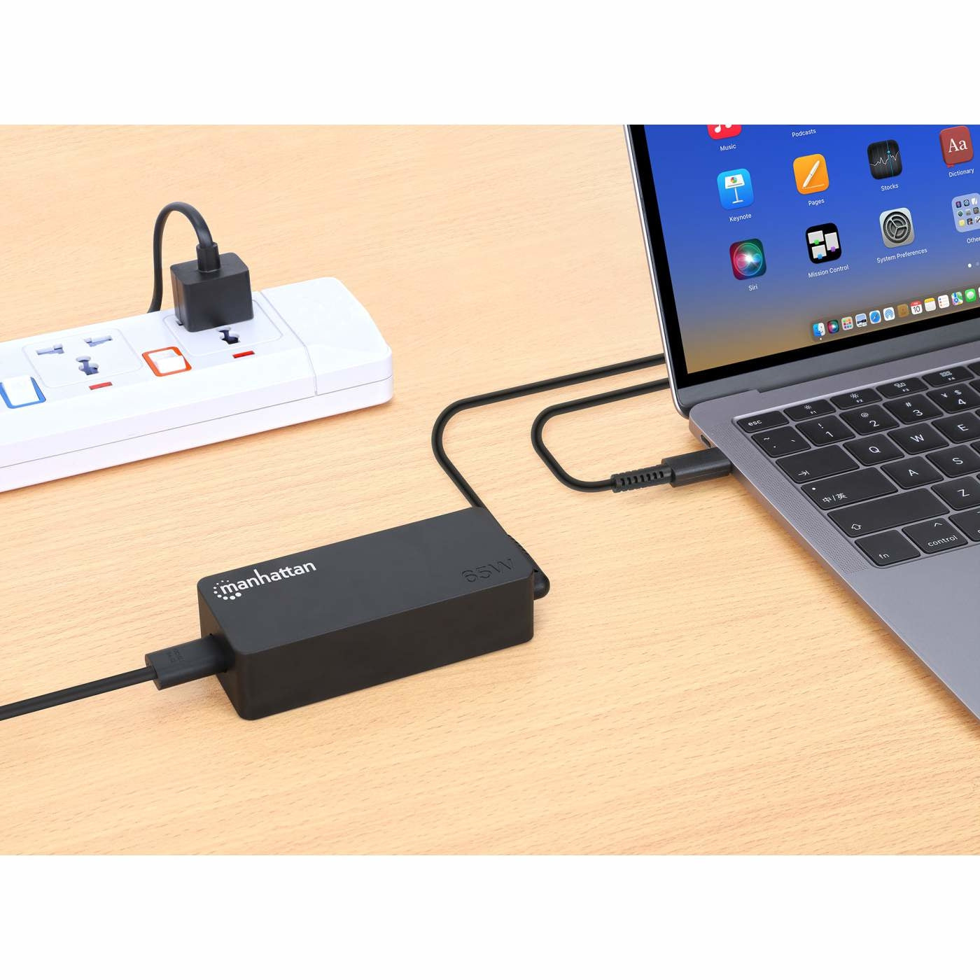 Cargador Intellinet 102513 Para Laptop Usb-C De 65 W Cualquier Dispositivo Con Entrada Tipo-C.