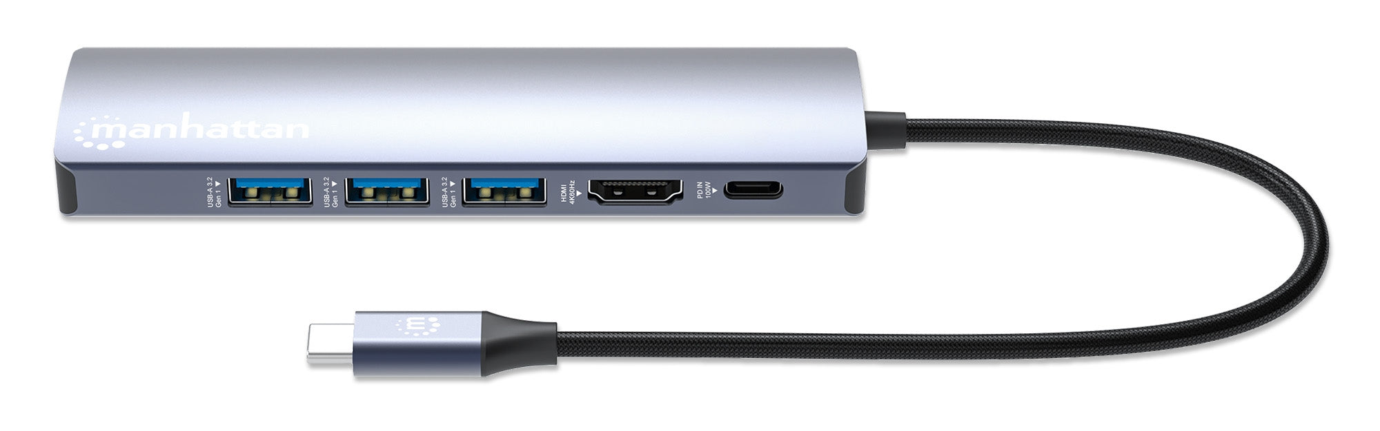 Docking Station Manhattan 153959 Usb-C Con Hub 6 En