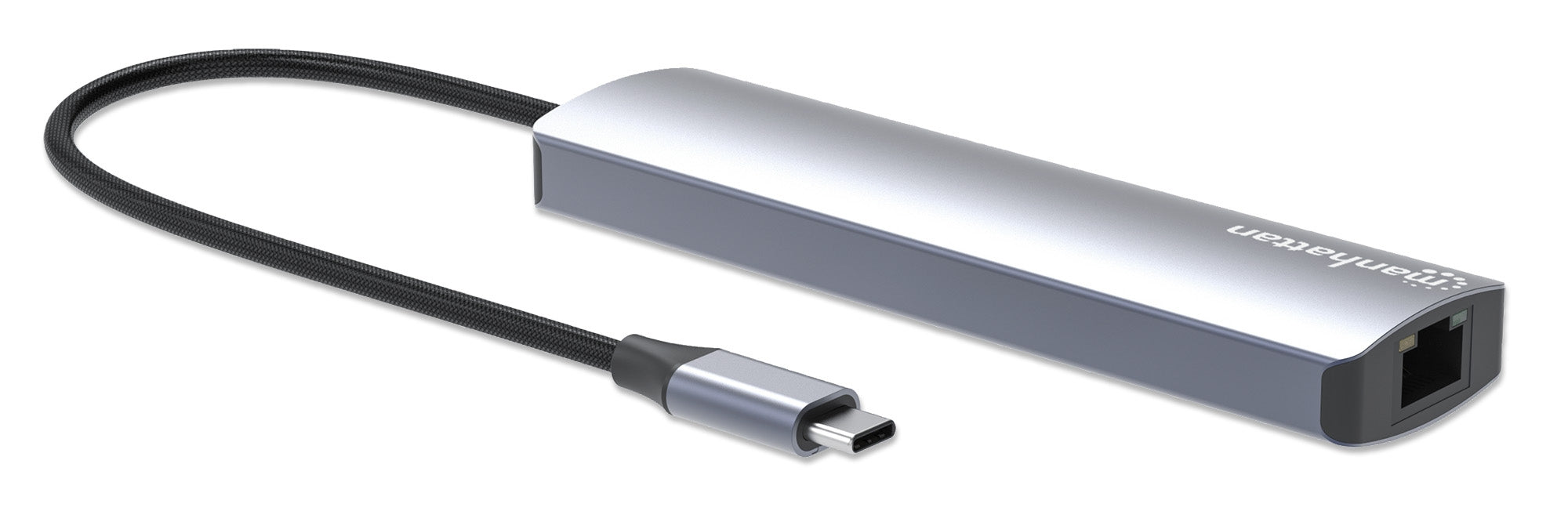 Docking Usb-C Manhattan 153966 Con Lector De Tarjetas 7 En