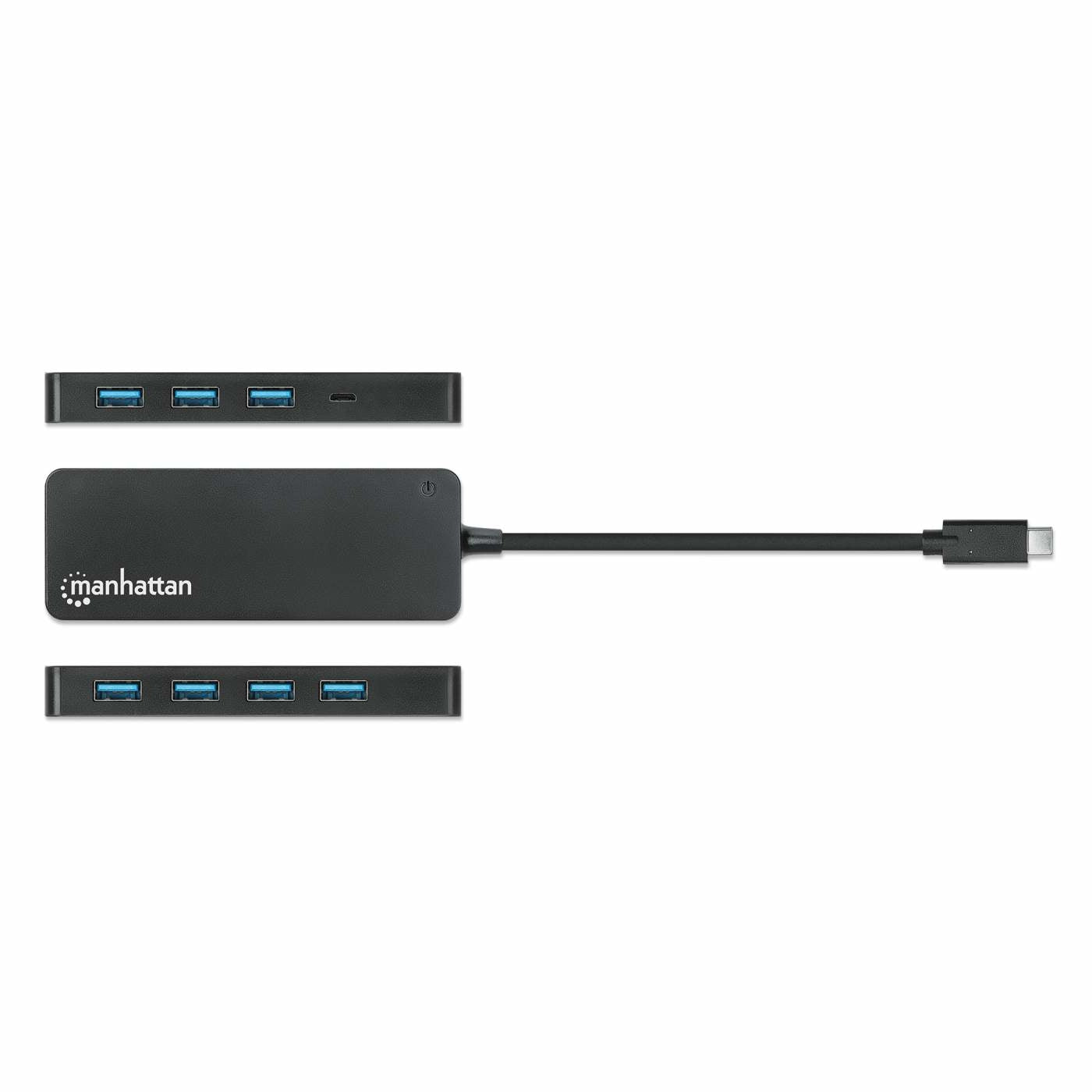 Hub Manhattan 168410 Usb-C V3.2 7 Ptos A 5Gbps