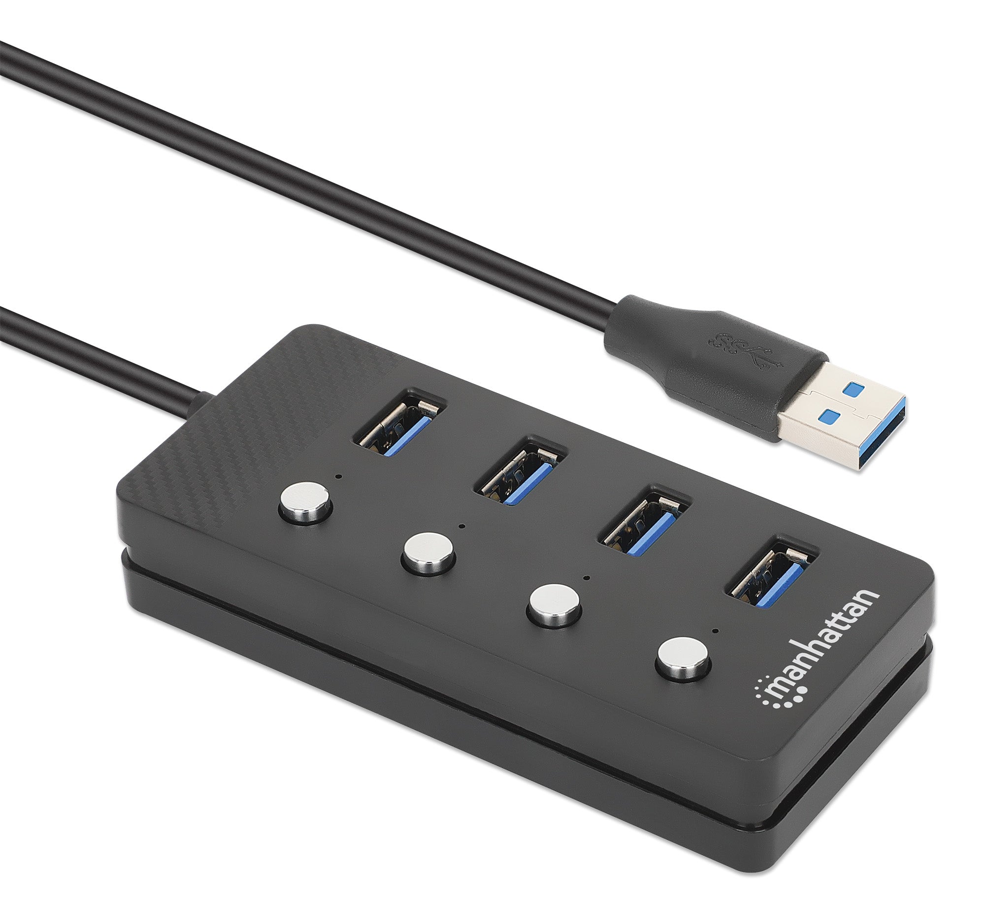 Hub Usb V3.2 4 Ptos A Interrupt Or De Encendido/Apagado