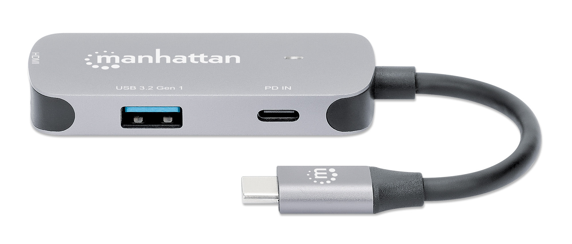 Docking Station Manhattan 190299 Usb-C 3 Ptos Hdmi 4K@60Hz