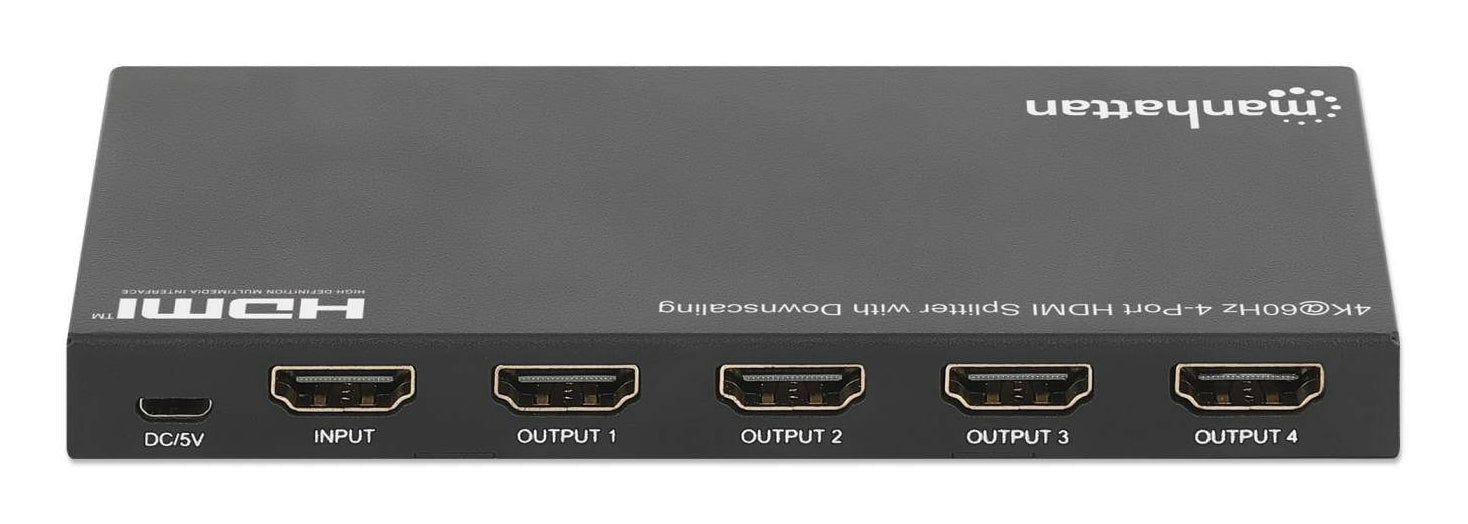 Video Splitter Hdmi 4K60Hz 1:4 Out Reductor De Escala