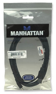 Cable Usb Manhattan 302340 V2.0 A-Mini B 3M Negro