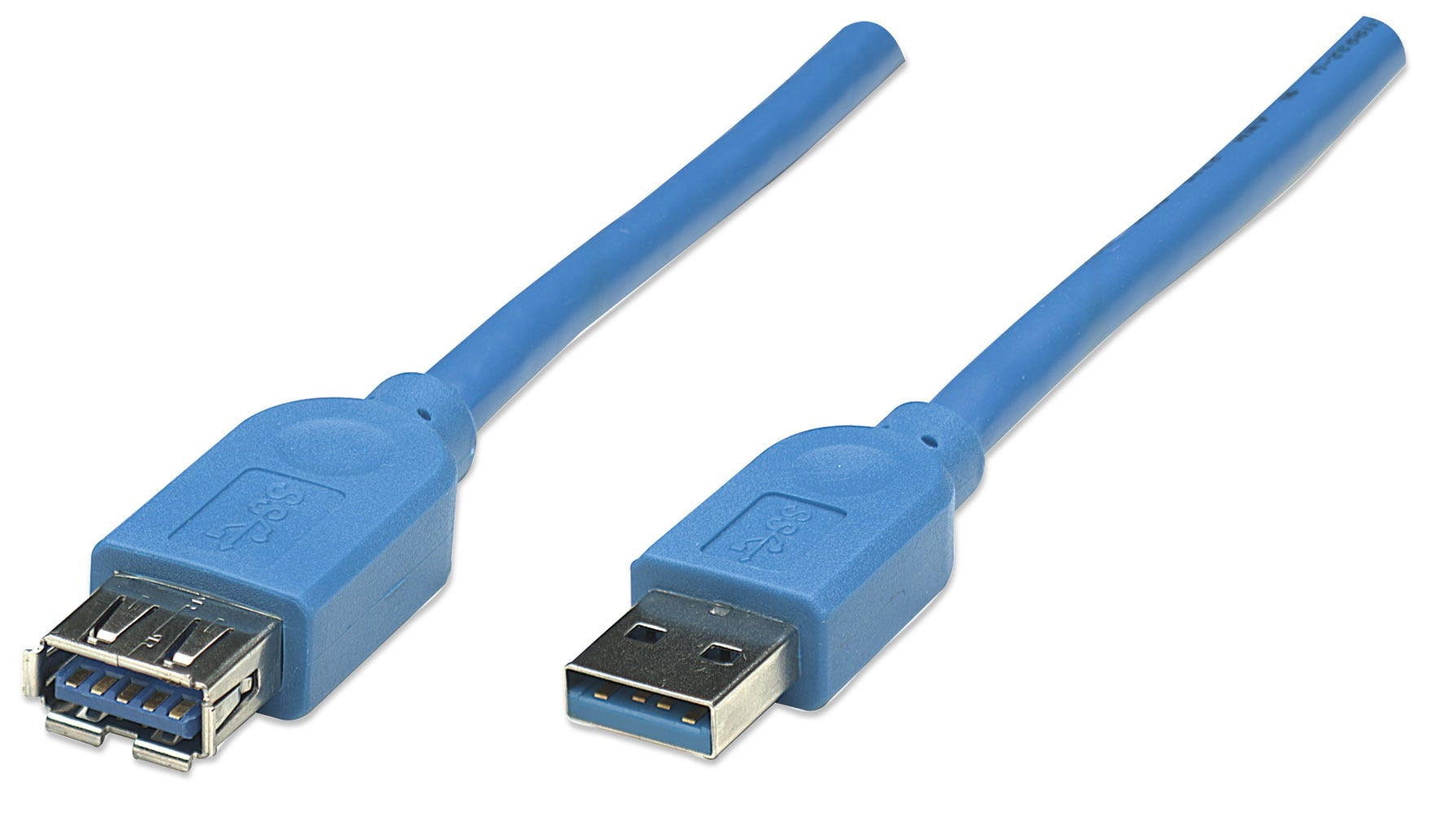 Cable Usb Manhattan 322447 Usb-A/A V3.2 Ext. 3M Azul.