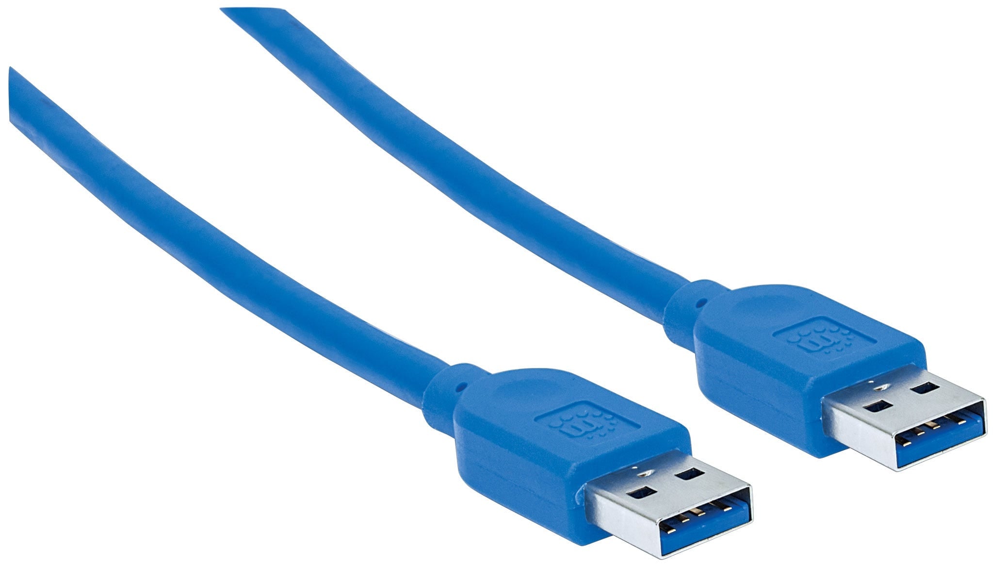 Cable Usb Manhattan 354295 Usb-A/A V3.2 1.8M Azul5Gb