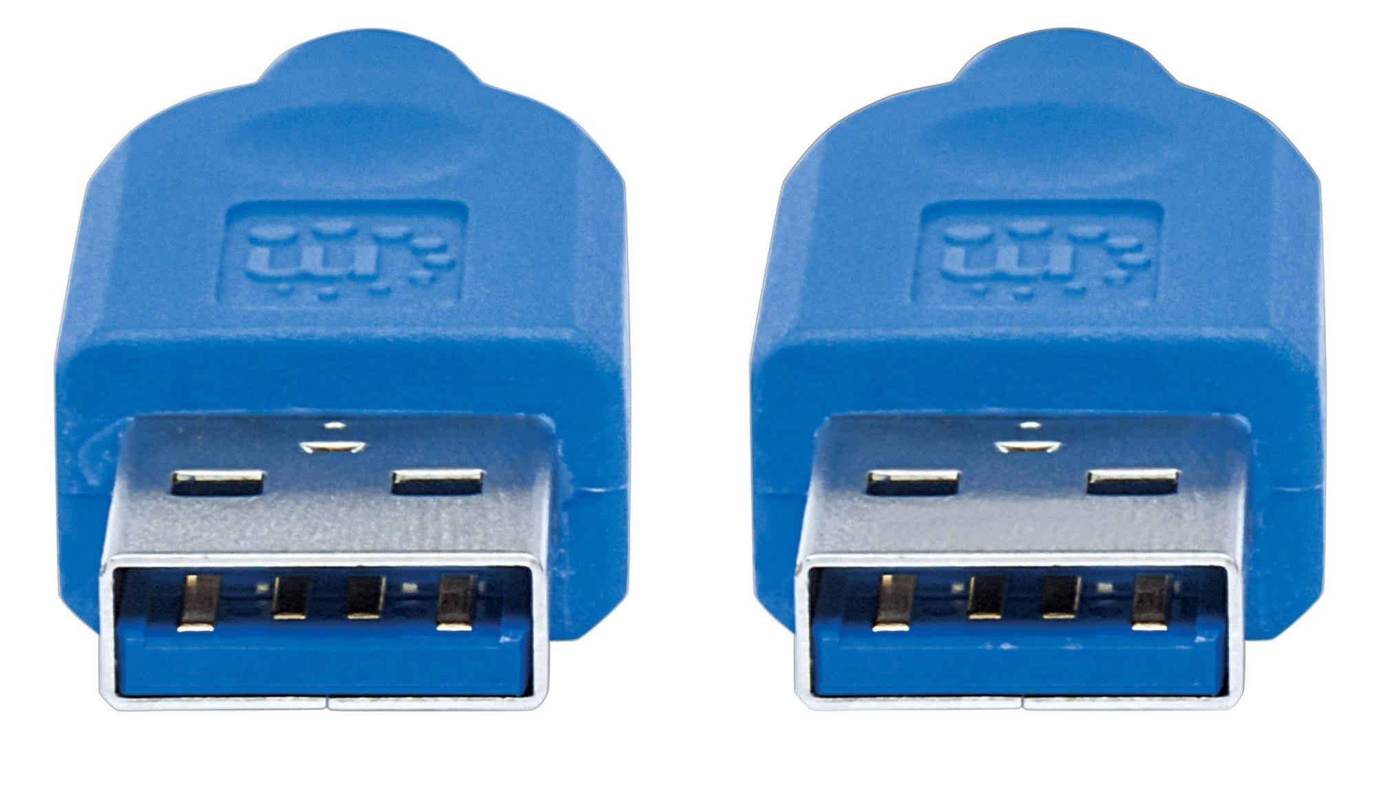 Cable Usb Manhattan 354295 Usb-A/A V3.2 1.8M Azul5Gb