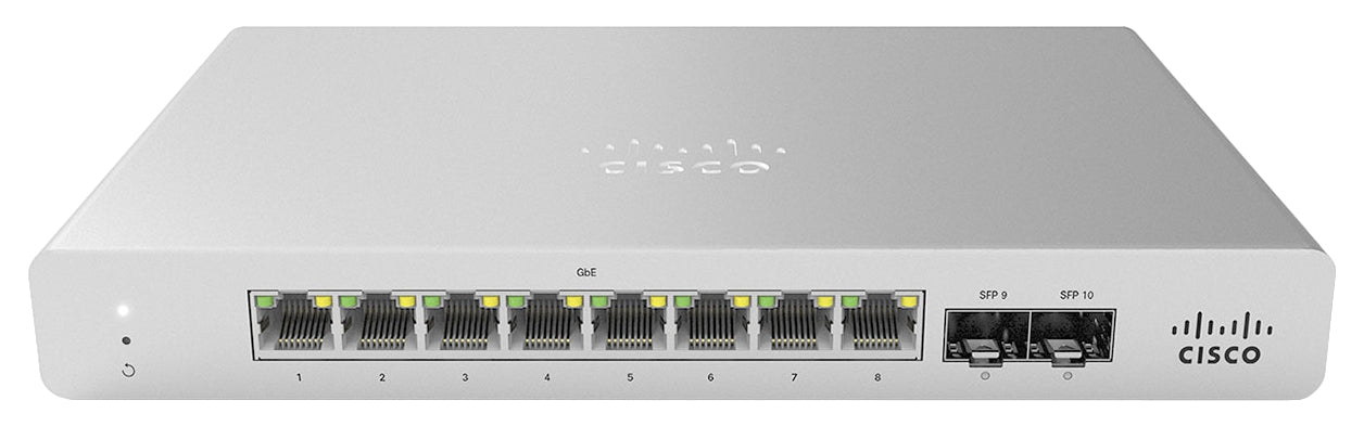 Meraki Ms120-8Fp 1G L2 Cloud Ma Naged 8X Gige 124W Poe Switch