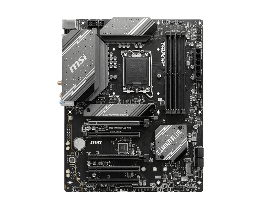 Mb Msi B760 Intel S-1700 14A/13A/12A Gen/4X Ddr5 4800/1Xdp/Hdmi/M.2/4X Usb3.2/Wifi/Bluetooth / Usb-C/Atx/Gama Alta/Rgb