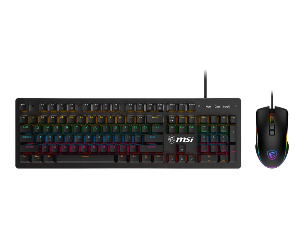 Kit De Teclado Y Mouse Forge Gk300 Rgb Usb 2.0